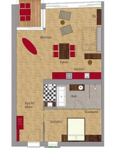 Apartamento Z1-das Haus *